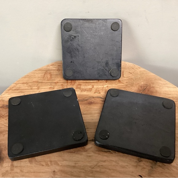 🟡 Day of the Dead - Black Marble Coaster Set with Gold Sugar Skull Design - 3 - Picture 7 of 13